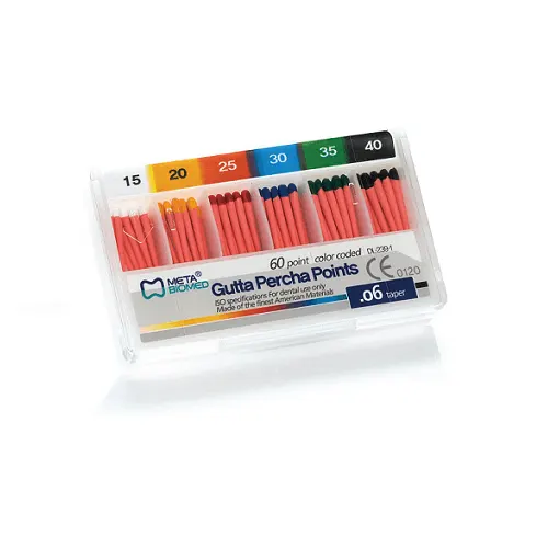 Gutta Percha Points ISO Standard (.06 Taper) Color-Coded