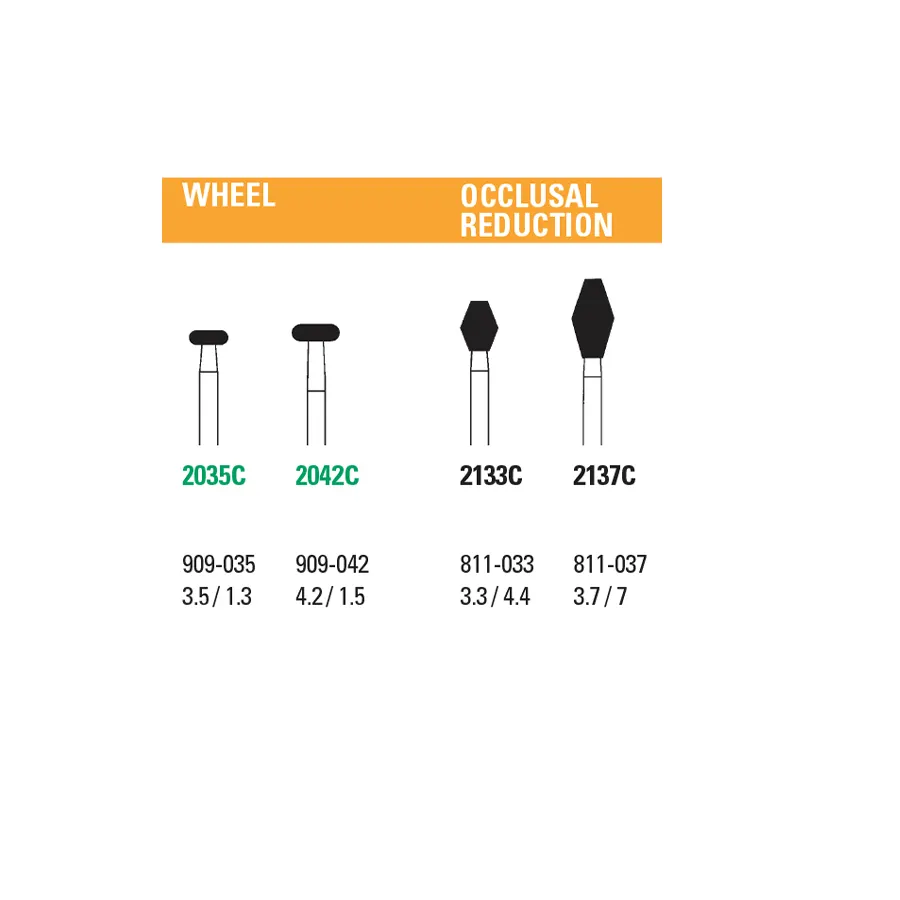 Microcopy NeoDiamond Finishing Burs | 1/pkg