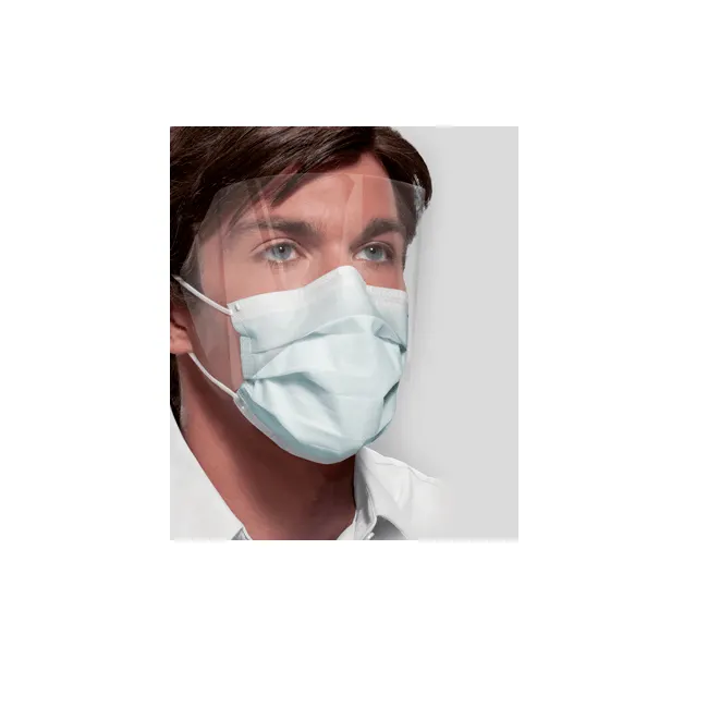 ULTRA NO-FOG w/SHIELD Earloop Face Mask Blue