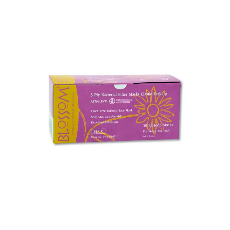 ASTM LEVEL 2 | 3-Ply Ear-loop Latex Free Face Mask