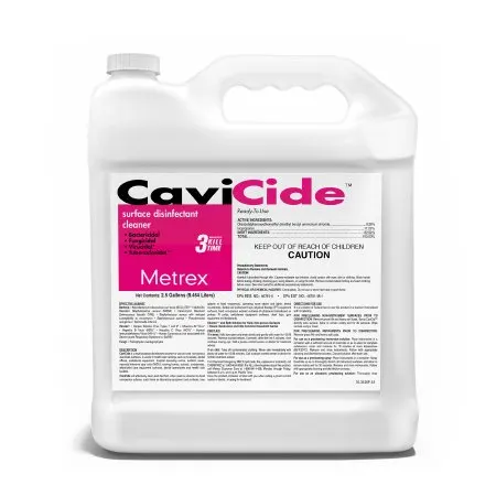 CaviCide | Surface Disinfectant & Cleaner Solution, 2 X 2.5 GALLON