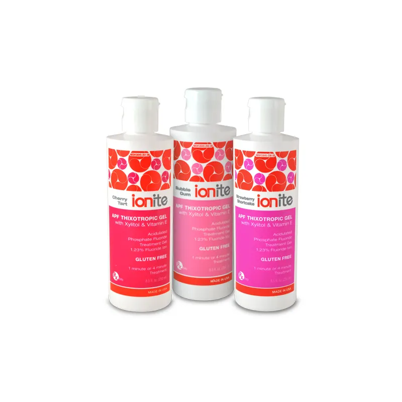 Bubble Gum Fluoride Gel ionite 17oz bottle