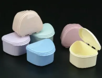 2¼ Deep Denture Boxes 12/pkg Assorted Colors