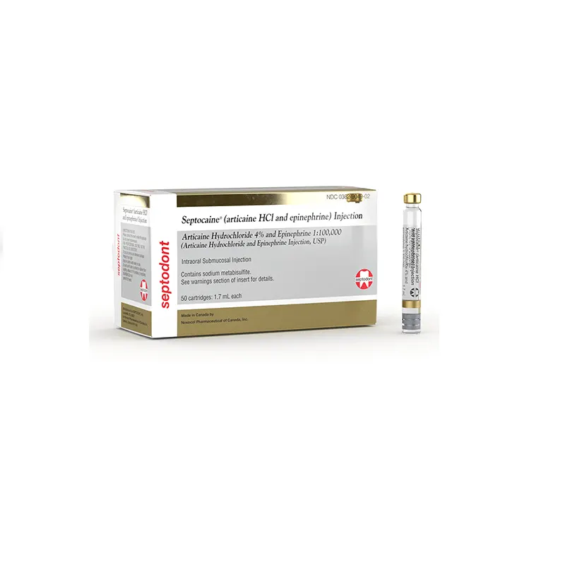 Septocaine [GOLD] RED 4% Articaine 1:100,000 EPI