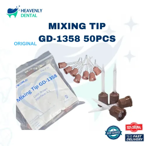 Dental mixing tip Brown 50 Pcs