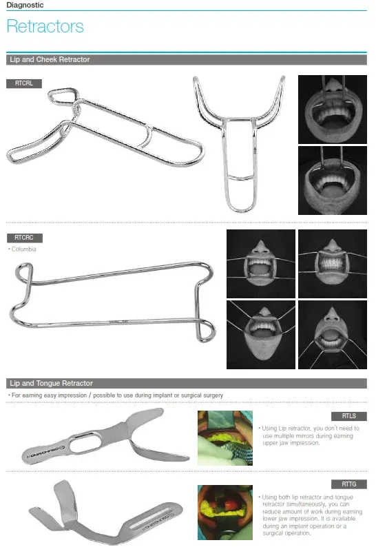 Osung Lip & Cheeck / Lip & Tongue Retractor Metal Stainless Steel Osung