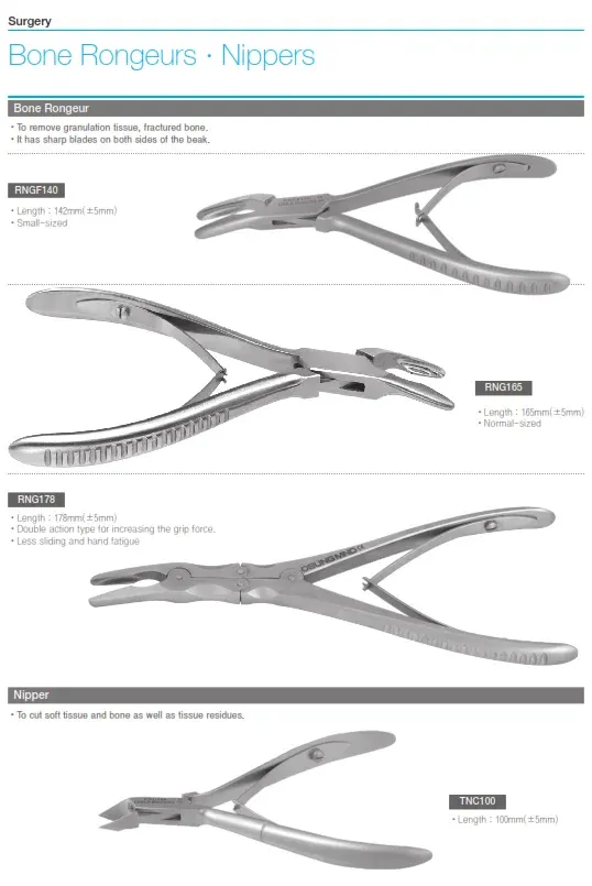 Osung Bone Rongeurs | Nippers | Bone Files Dental Original
