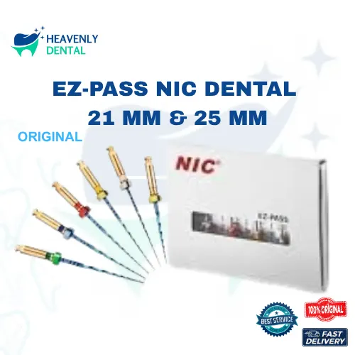 EZ-PASS NIC Dental | Dental Endo File & NiTi Rotary Endodontic File 21MM