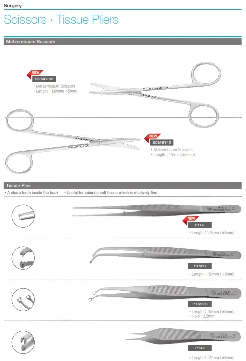 Osung Dental Hemostat/Penjepit Pembuluh Darah Mosquito Curved & Kelly