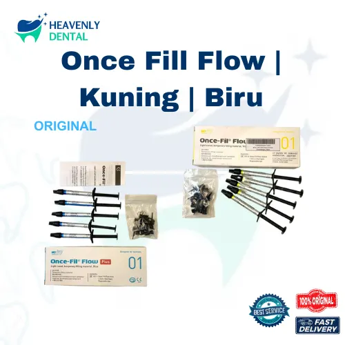 Once Fill Flow Dental bahan Tambalan gigi sementara once-fill flow