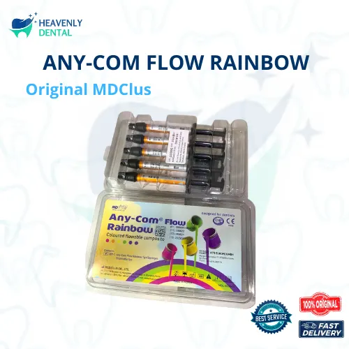 Any-Com Flow Rainbow Micro-Hybrid Flowable Zicronium Composite Resin
