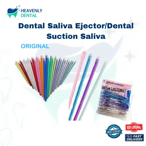 Saliva Ejector 100 Pcs / Dental Suction / Penghisap Cairan Gigi / Penghisap Cairan Penyedot Air Liur Perawatan Gigi