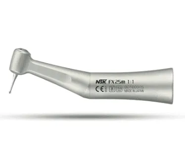 NSK FX25m C/A 1:1 H/pce, Non-Optic, Max 40,000min-1, Ext. Water Spray, B/Bearing UP Chuck for CA Bur