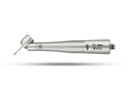 NSK Ti-Max X450L Titanium high speed handpiece Optic 45 Degrees Angle Standard Head For NSK coupling