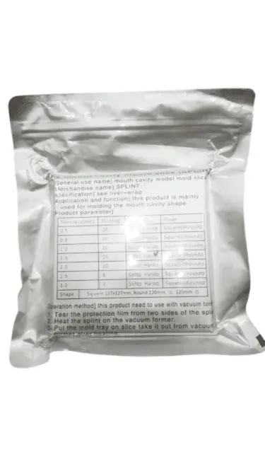 RETAINER SHEET HARD 2MM