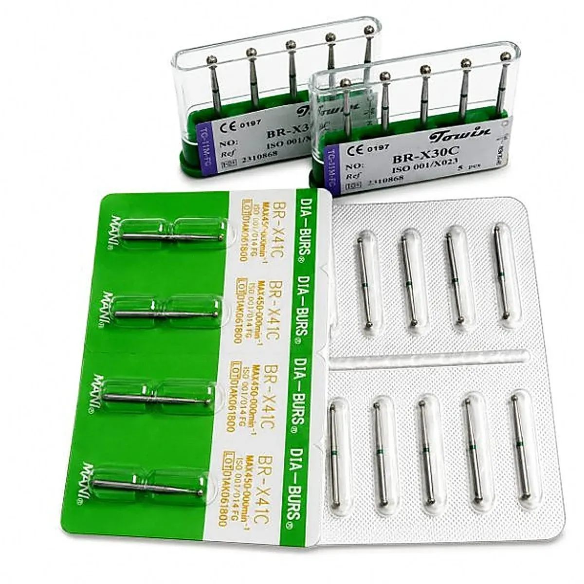 Fraise fissure boule 6pcs