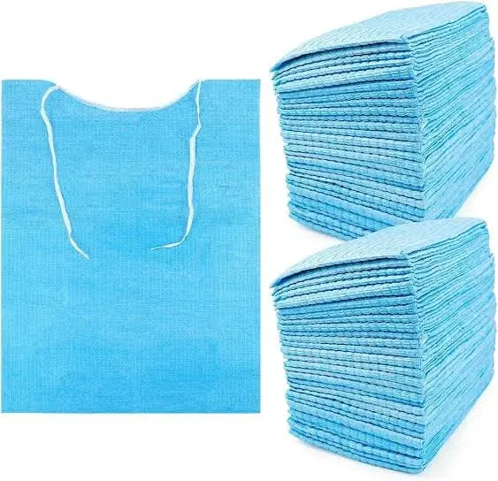 Dental Bibs with tie pack of 30 pcs