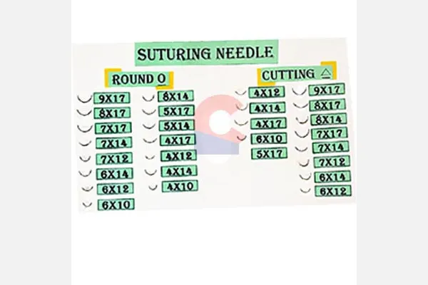 Suturing Needle 5×17 Round – 12pcs/pack