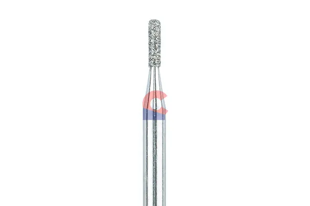 Dentex Diamond Burs #201KR- Round Edge Cylinder