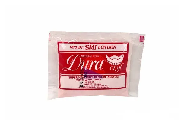 Duracryl Heat-Cure Denture Powder Pink 21g