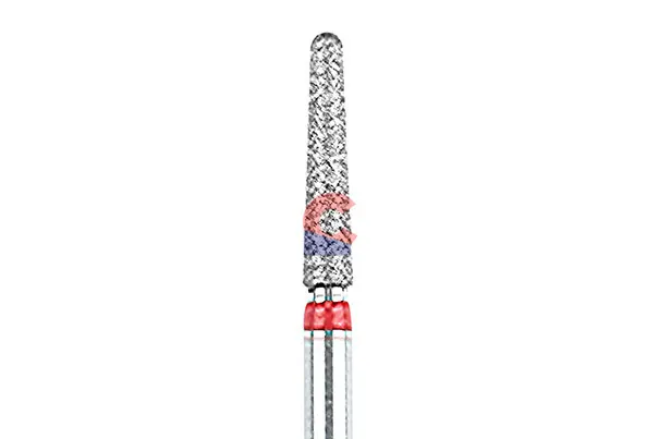 Dentex Diamond Burs #F323- Round End Taper Fine