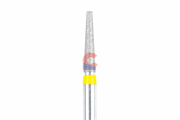 Dentex Diamond Burs #XF212- Flat End Taper Extra Fine
