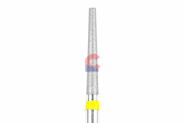 Dentex Diamond Burs #XF312- Flat End Taper Extra Fine