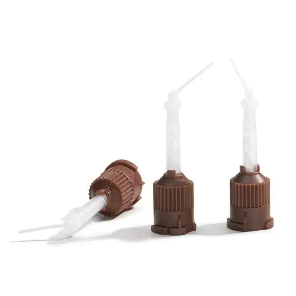 D2D Mixing Tip - Brown With Clear Core + Intra-Oral Tip