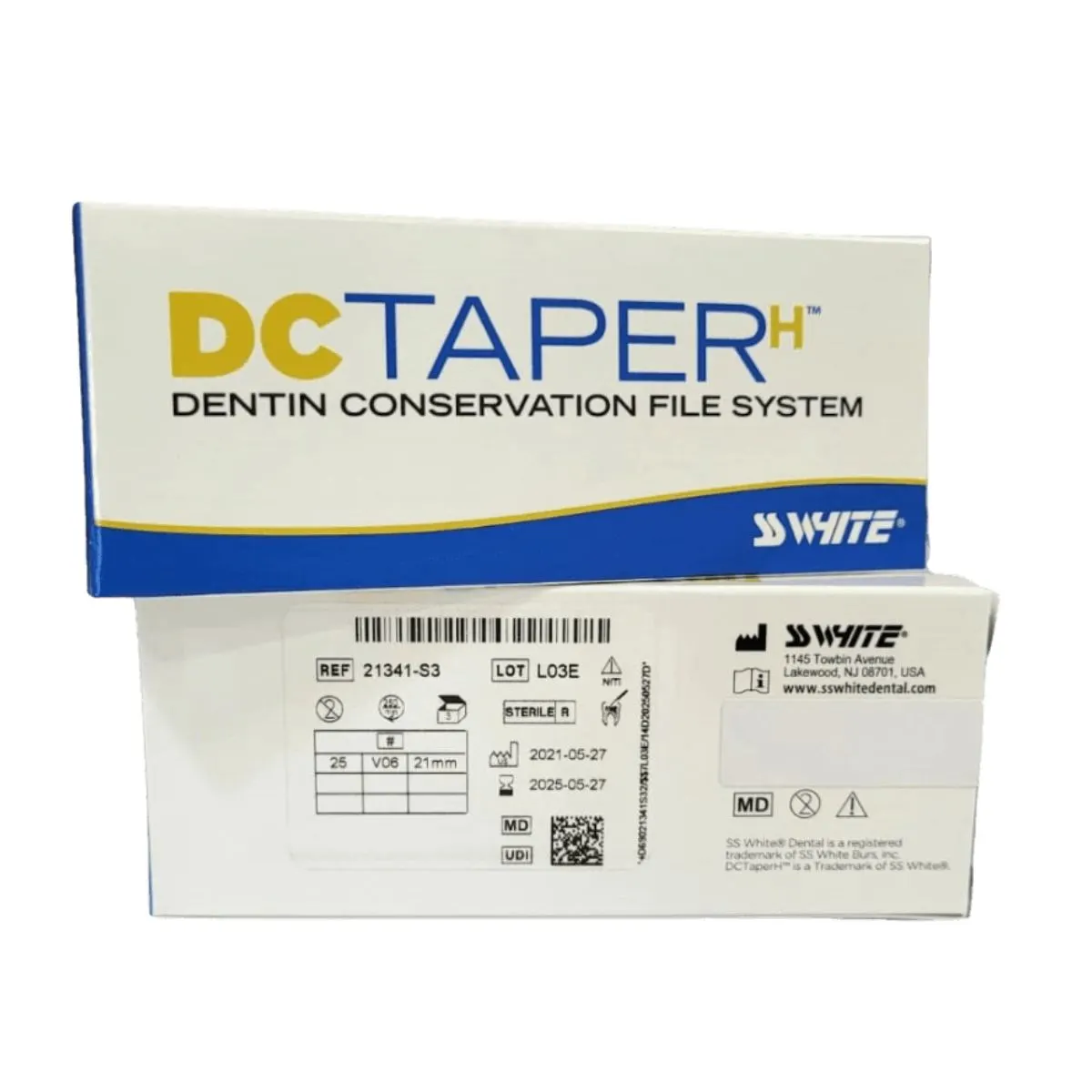 DCTAPERH ROTARY FILE 17/20/25 21MM DENTIN CONSERVATION FILE SYSTEM – 3 PACK