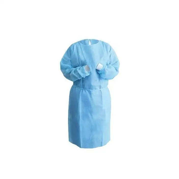 Disposable Isolation Gown – Blue