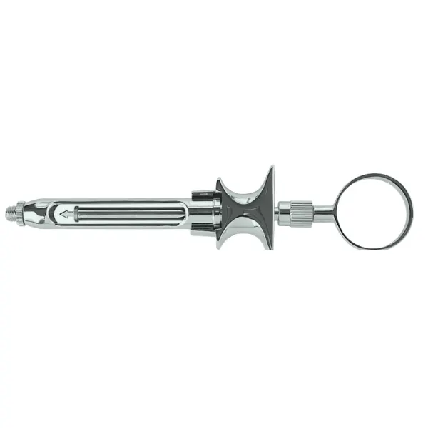 Cartridge Syringe, with Aspiration, single Ring,1.8ml Metreic Thread,Arrow Piston