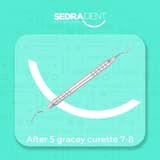 Curette Gracey Anatomical hollow handle 10mm 7-8
