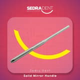 Mirror handle round Solid 6mm
