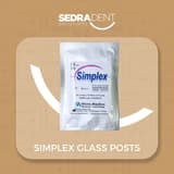 SIMPLEX GLASS POSTS – 10Pcs