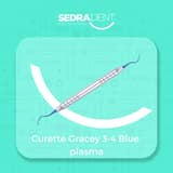 Curette Gracey Anatomical hollow handle 10mm with plasma 3-4