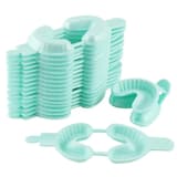 Fluoride foam tray green small p/k 50