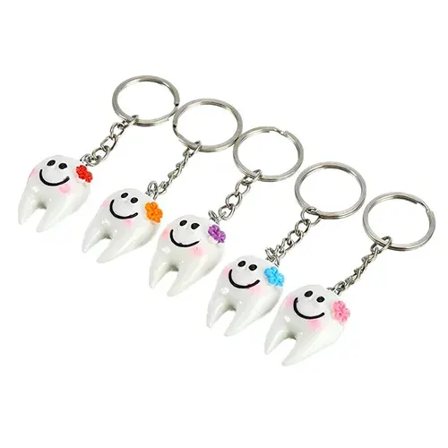 Unique Dental – Keychain 3D Cartoon White Tooth Shape