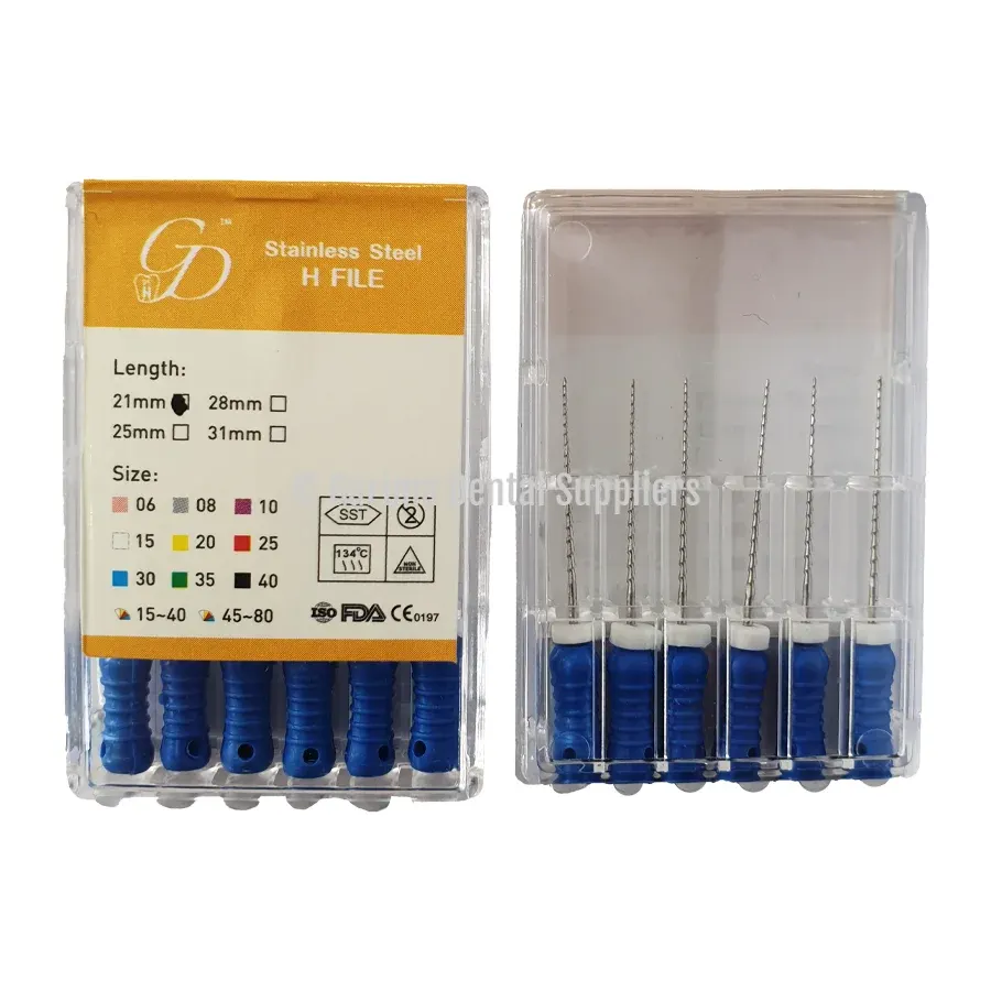 GDS Stainless Steel H-Files 21mm #30
