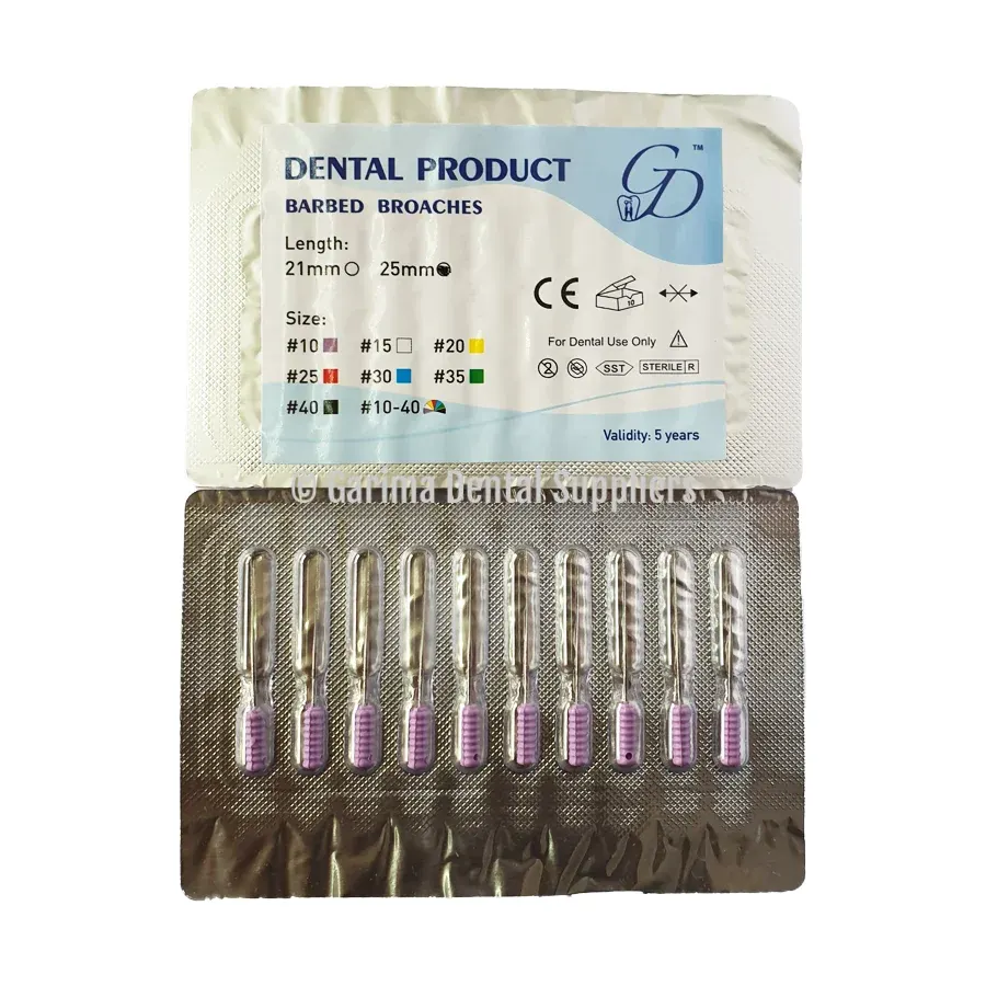 GDS Barbed Broaches 25mm #10