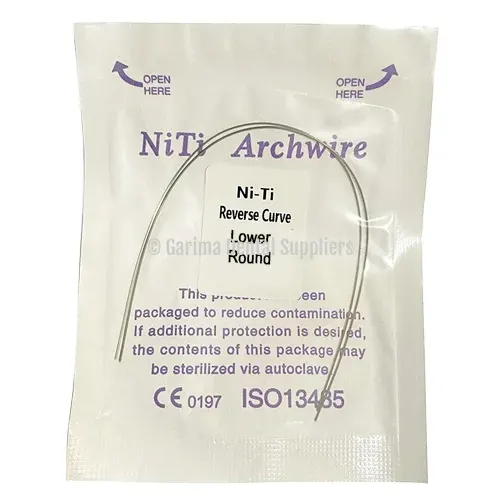 United Dental RCS NiTi Arch Wire Round 012 Lower