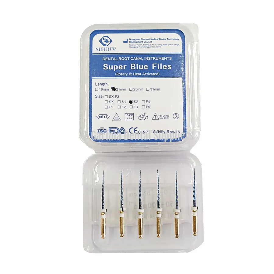 GDS Shunv Rotary Files Super Blue – 21mm #S2