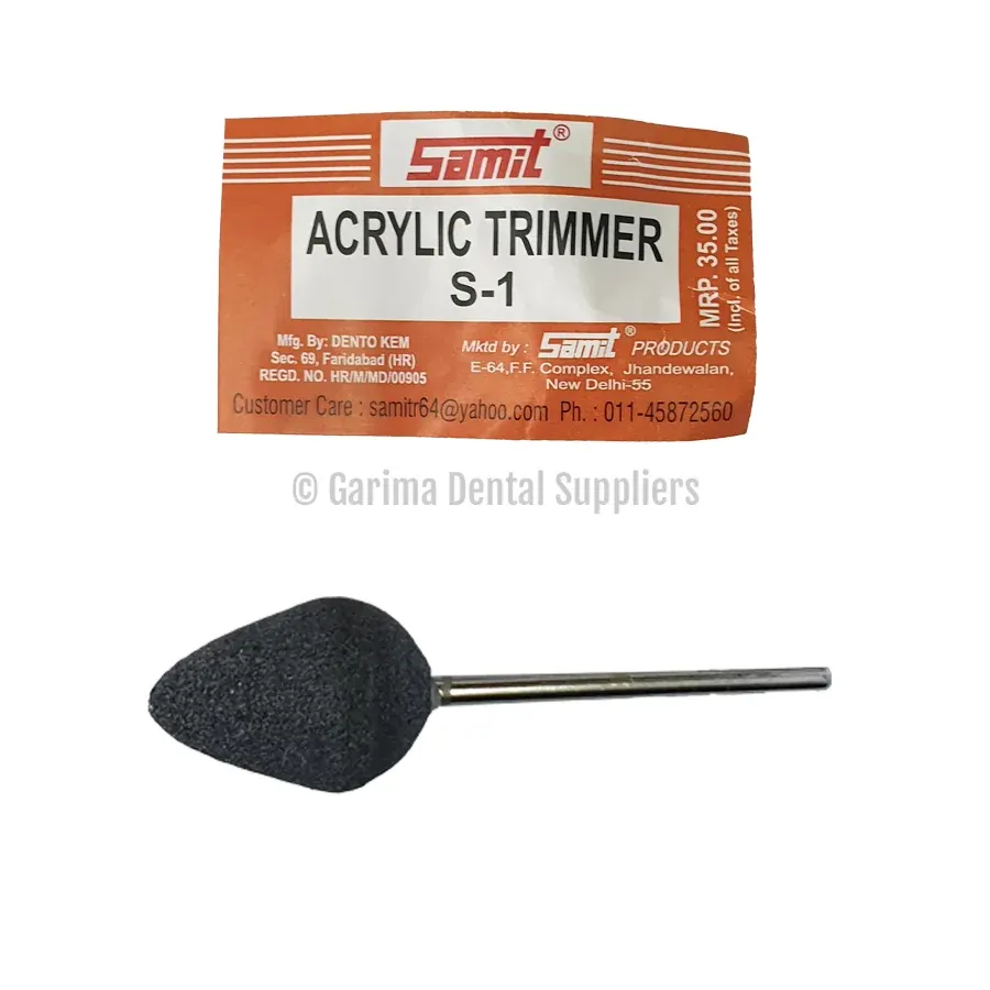 Indian Acrylic Stone Bur #S1 – Black