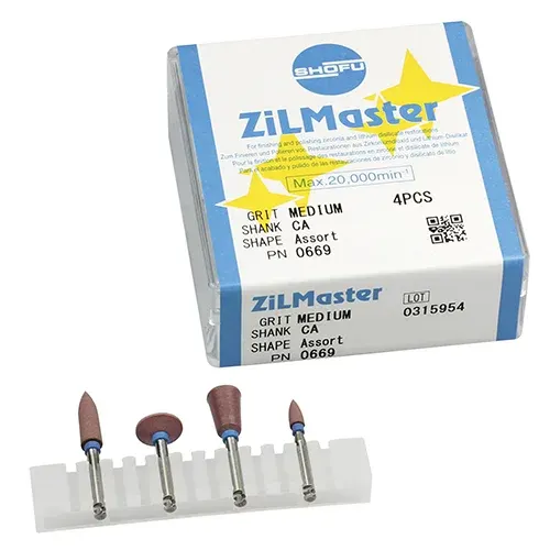 Shofu Zilmaster CA Assorted – 4pcs/pkt – Medium