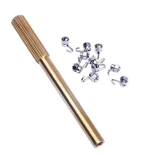 United Dental Activity Crimpable Stops w/ Hook – pkt of 10 pcs