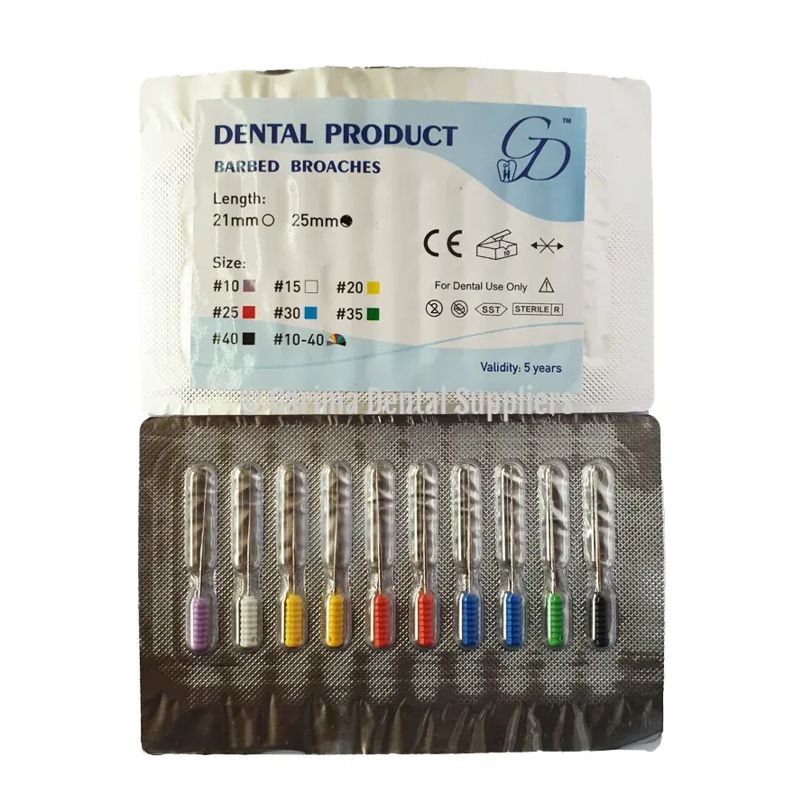 GDS Barbed Broaches 25mm #10-40