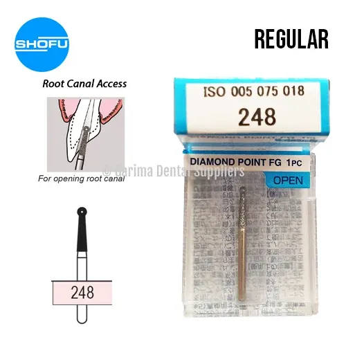 Shofu Diamond Bur FG – Root Canal Access #248