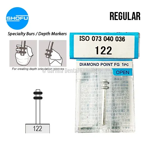 Shofu Diamond Burs FG – Speciality Shape – Normal, 122