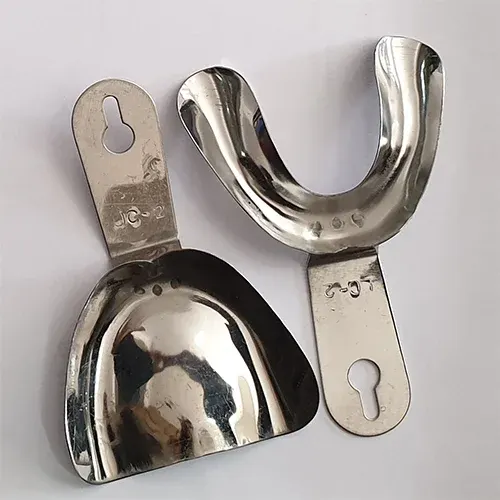 Indian Impression Tray Edentulous Non-Perforated