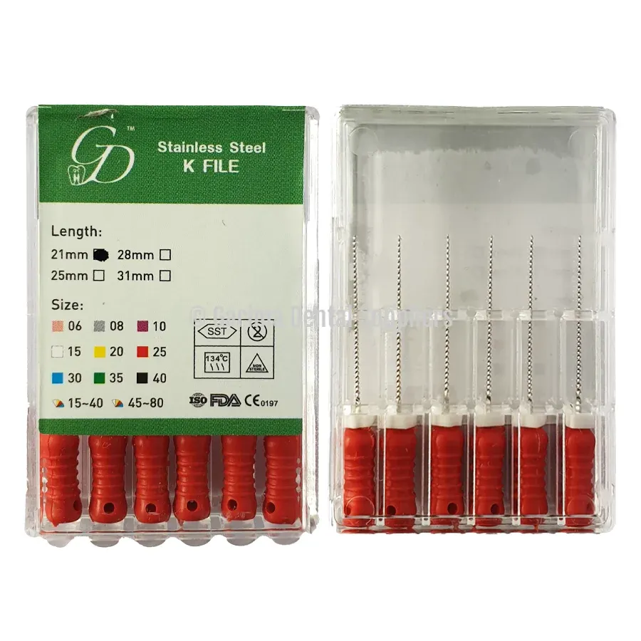 GDS Stainless Steel K-Files 21mm #25