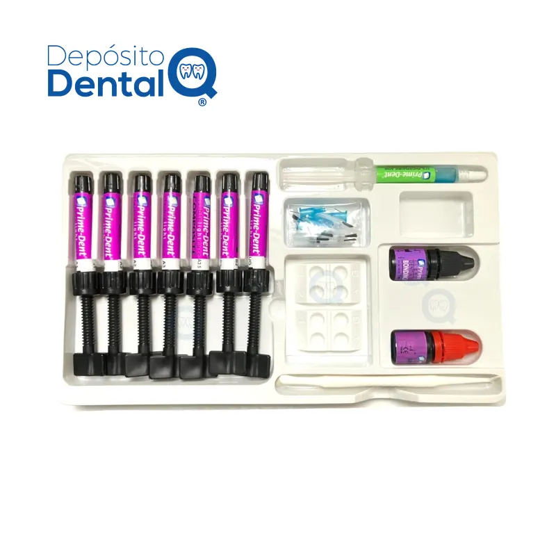 Kit de 7 Resinas Microhíbridas Prime Dental